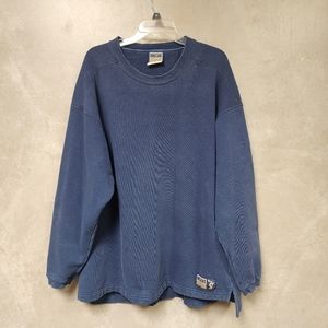 Discus Long Sleeve Men's Navy Blue Sweatshirt X Large